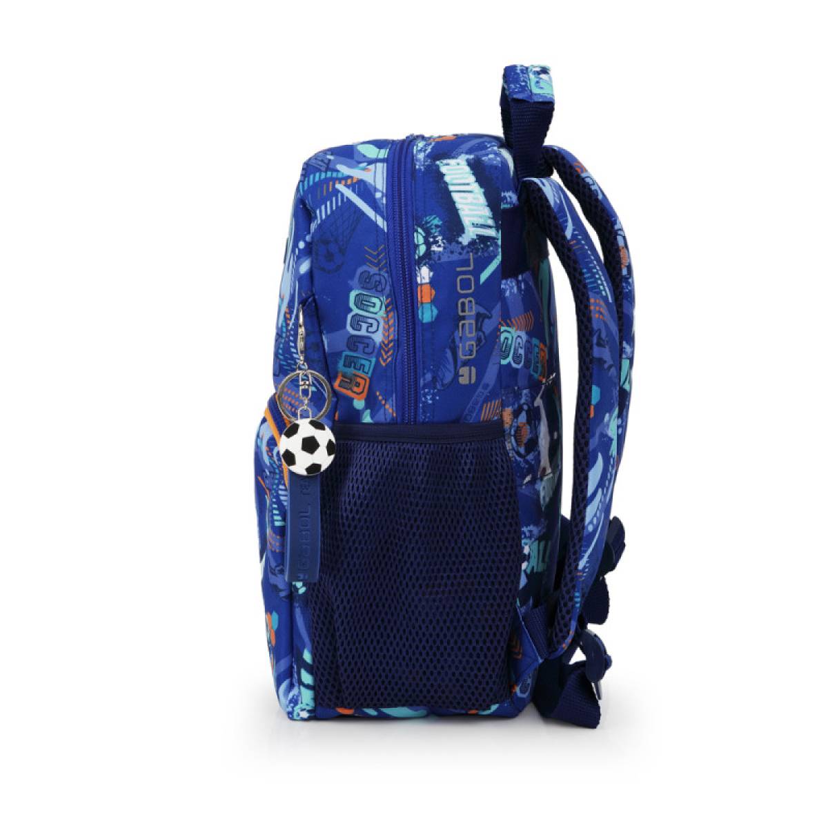 Gabol School Small Backpack 1 Parts Crew 25x33x12cm#238421/2026 Blue.