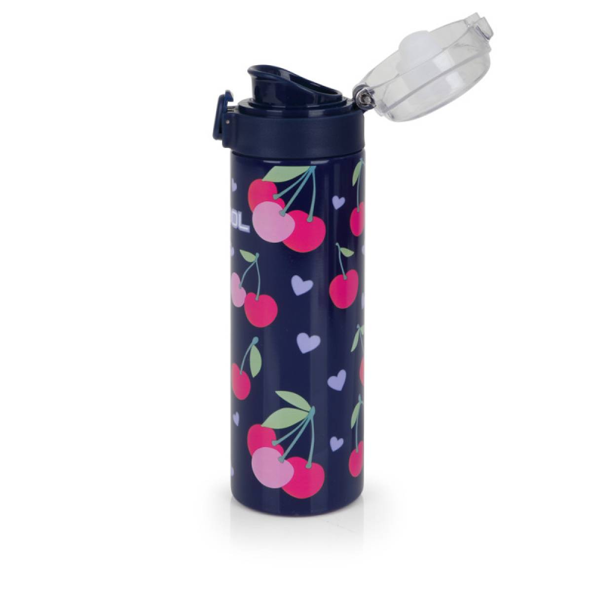 Gabol School Stainless Steel Bottle Sweet 6.5x22.5x6.5cm 600ml#237552/2026 Navy Blue.