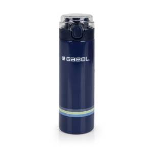Gabol School Stainless Steel Bottle Whisper 6.5x22.5x6.5cm 600ml #238152/2026 Navy Blue