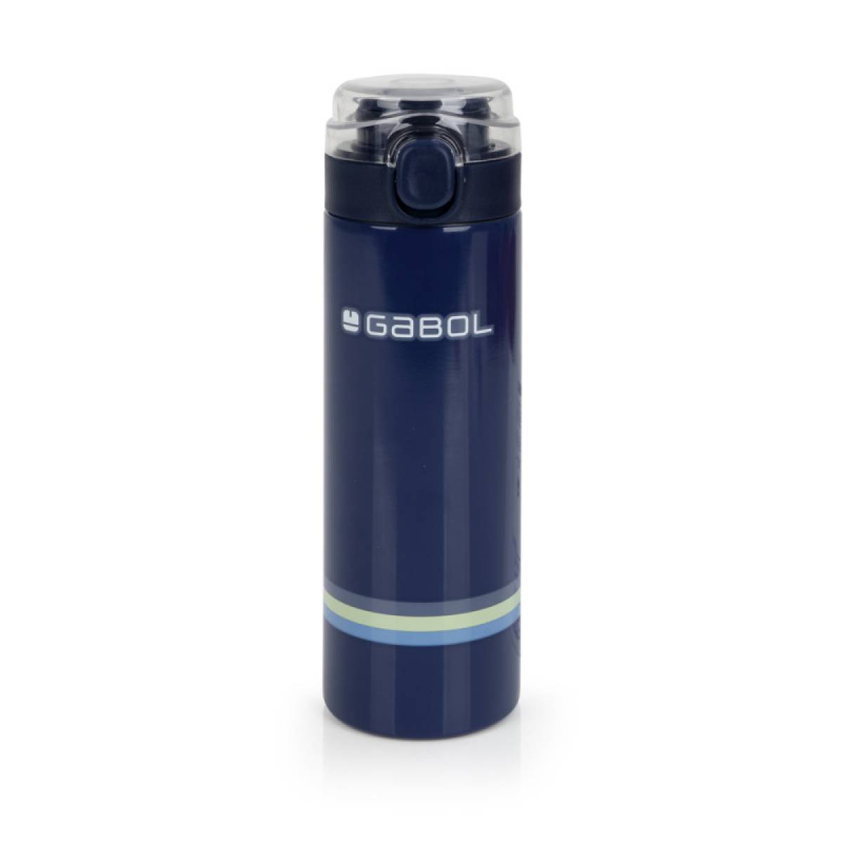 Gabol School Stainless Steel Bottle Whisper 6.5x22.5x6.5cm 600ml #238152/2026 Navy Blue