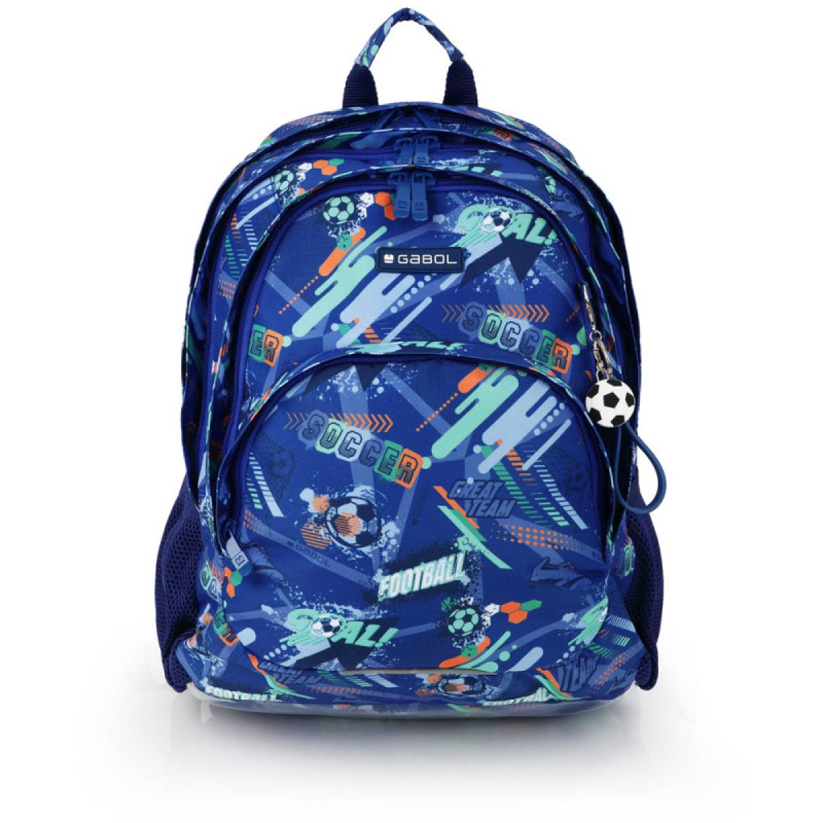 Gabol School Backpack 3 Parts Crew 32x44x18cm#238440/2026 Blue.