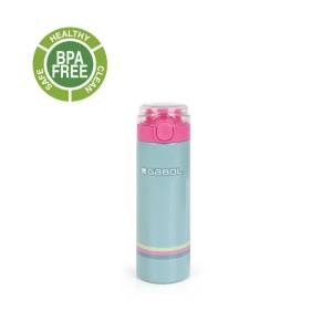 Gabol School Stainless Steel Bottle Whisper 6.5x22.5x6.5cm 600ml #238152/2026 Mint Green.