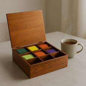 Wooden T-box Light Walnut