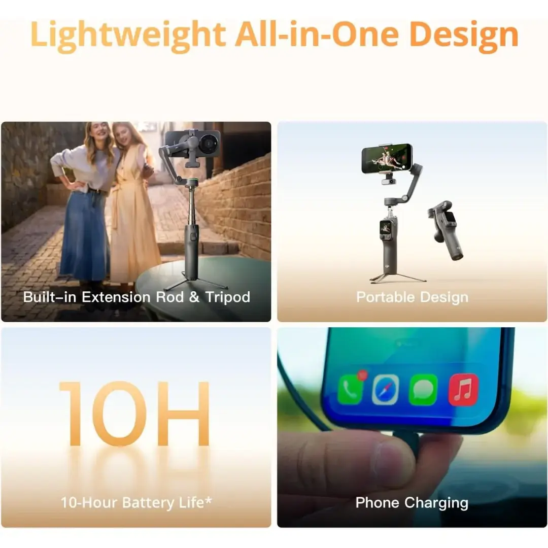 DJI Osmo Mobile 8P Gimbal Advanced Tracking Combo