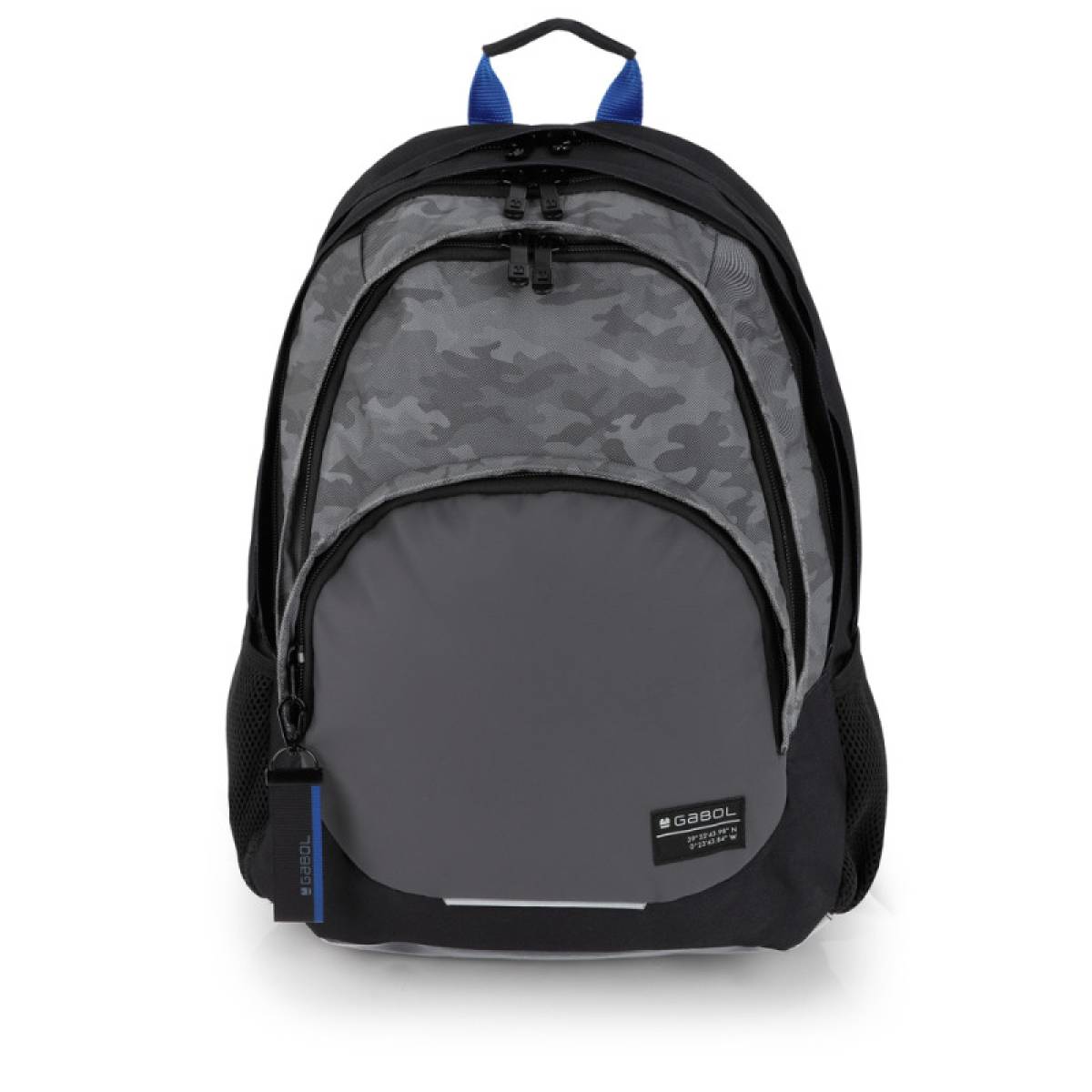Gabol School Backpack 3 Parts Soul 32x44x18cm#238840/2026 Black-grey.