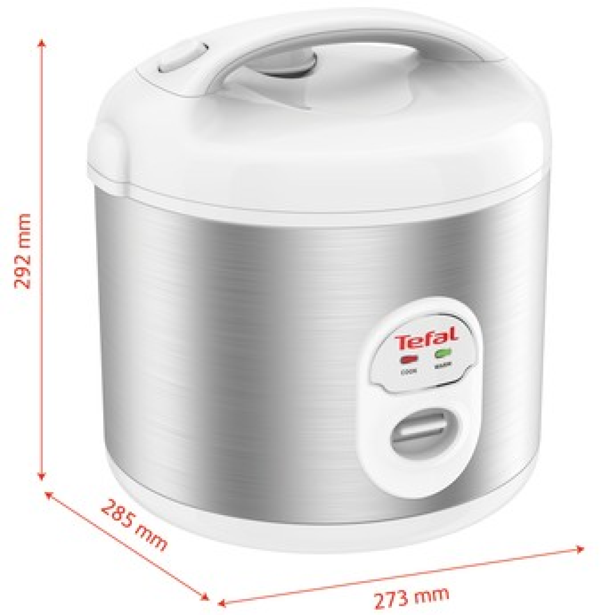 Tefal Mecha Spherical Rice Cooker, 10 Cups Rk242127
