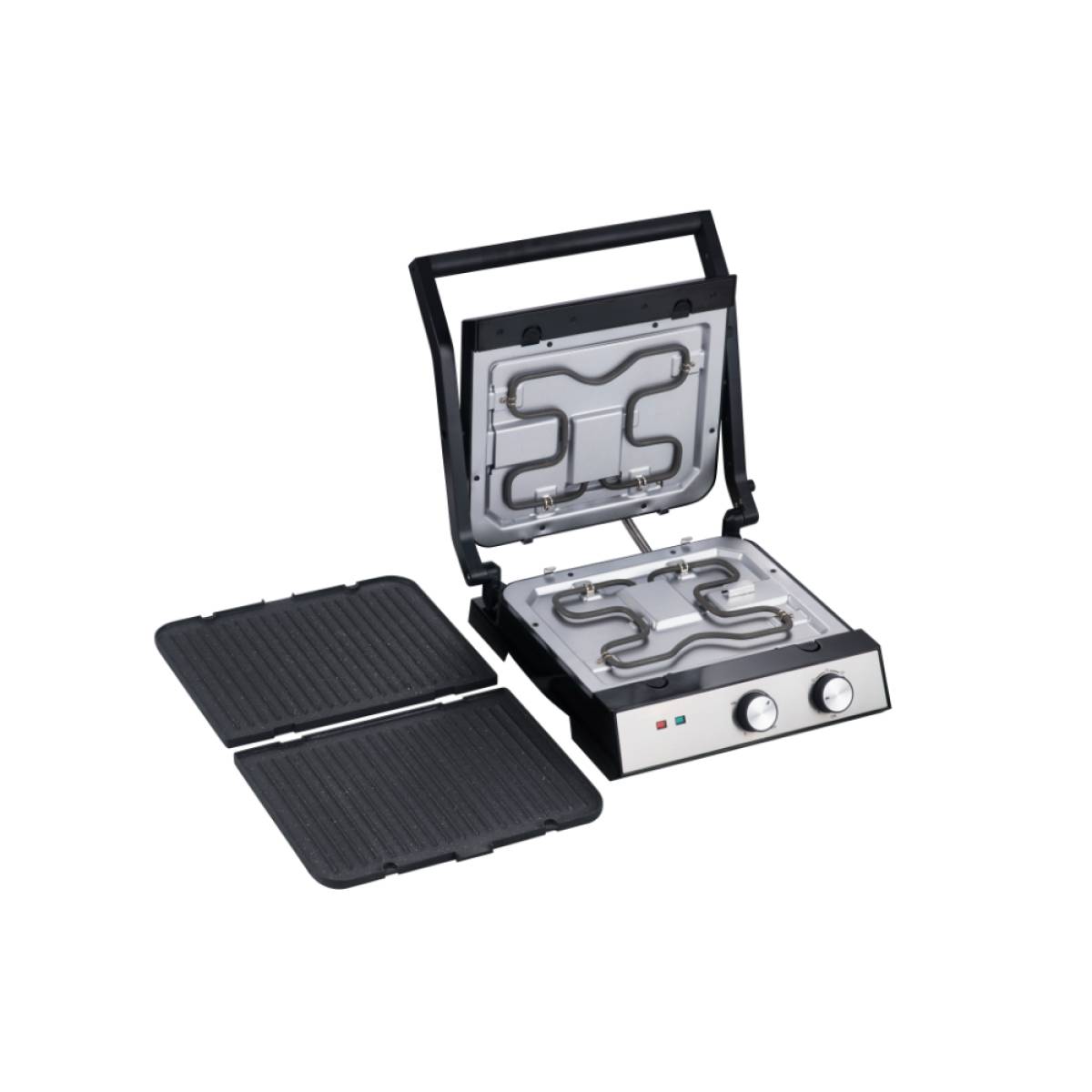 Zilan Sandwich Maker- Grill [2in1], 2000w, Removable Non-stick Plates + Overheating Protection, Zln3966