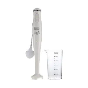 Black+decker 300w 2 Speed Stick Hand Blender With Beaker