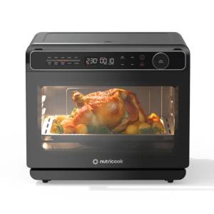 Nutricook Steami X, 10in1 Air Fryer Convection Oven With Real Steam 24l [stainless Steel], Nck-ncst330k
