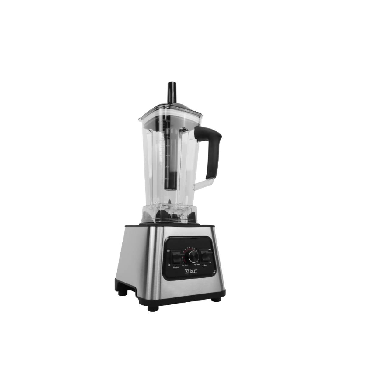 Zilan Professional Blender - [1100w], 2l Glass Bowl, 15 Speeds + Pulse, 3d Stainless Steel Blades, Zln2785