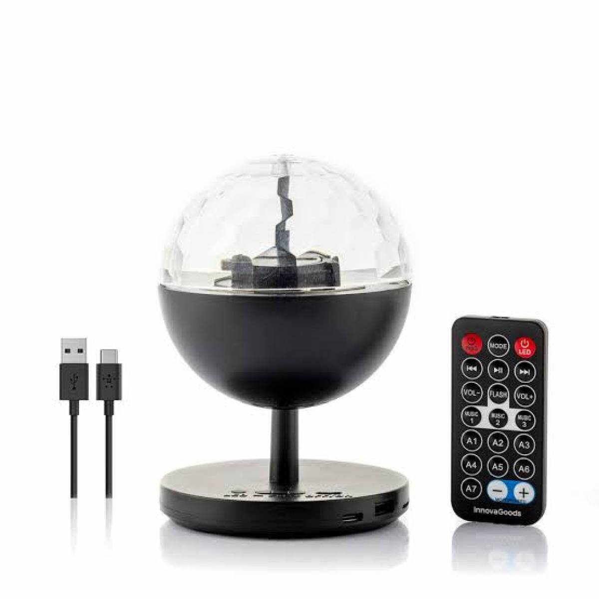 Innovagoods Rechargeable Led Projector With Speaker Istarlyt, V0103838