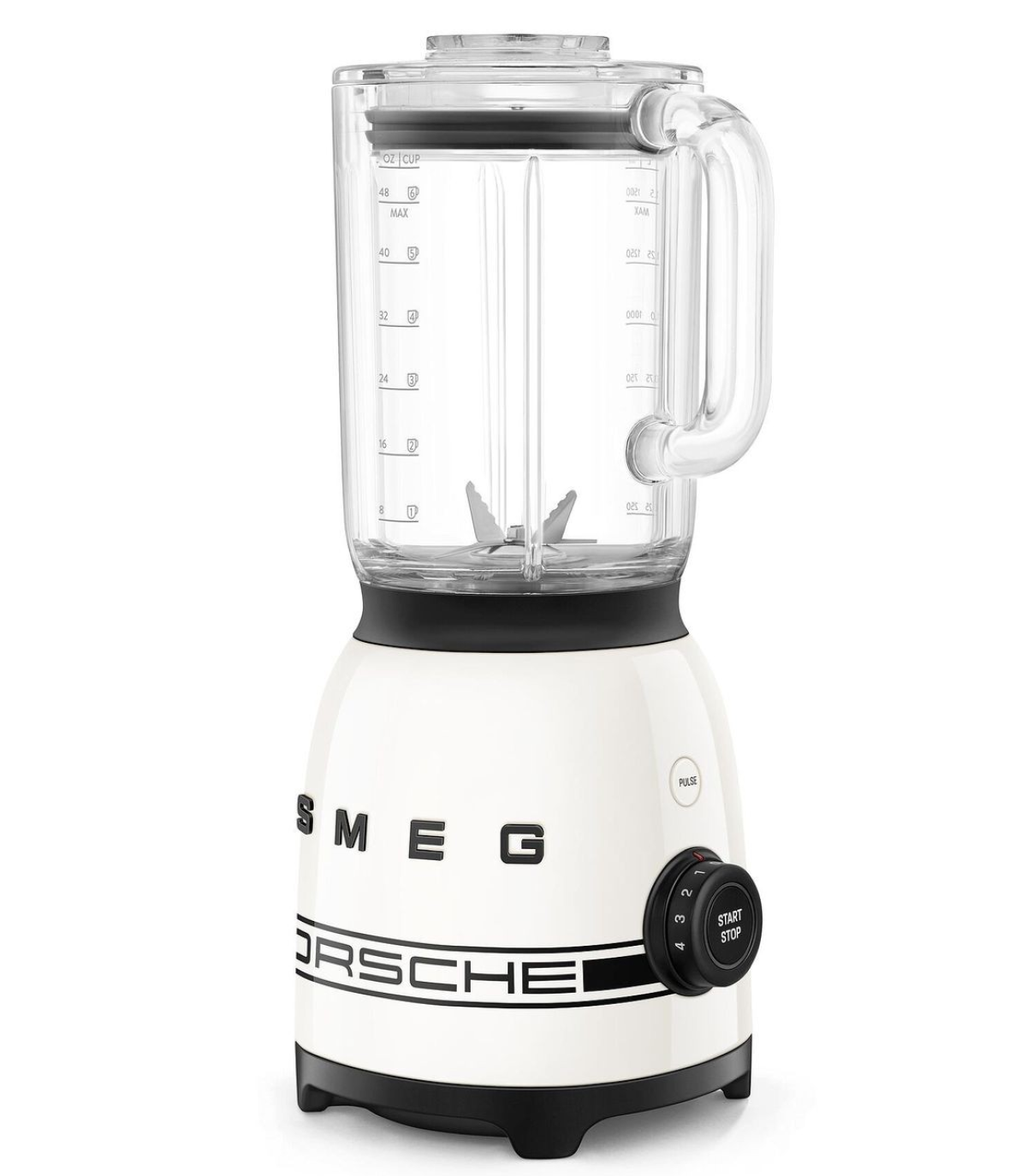 Smeg Blender Porsche Carrara White 800w 4 Speed Blf03pcweu