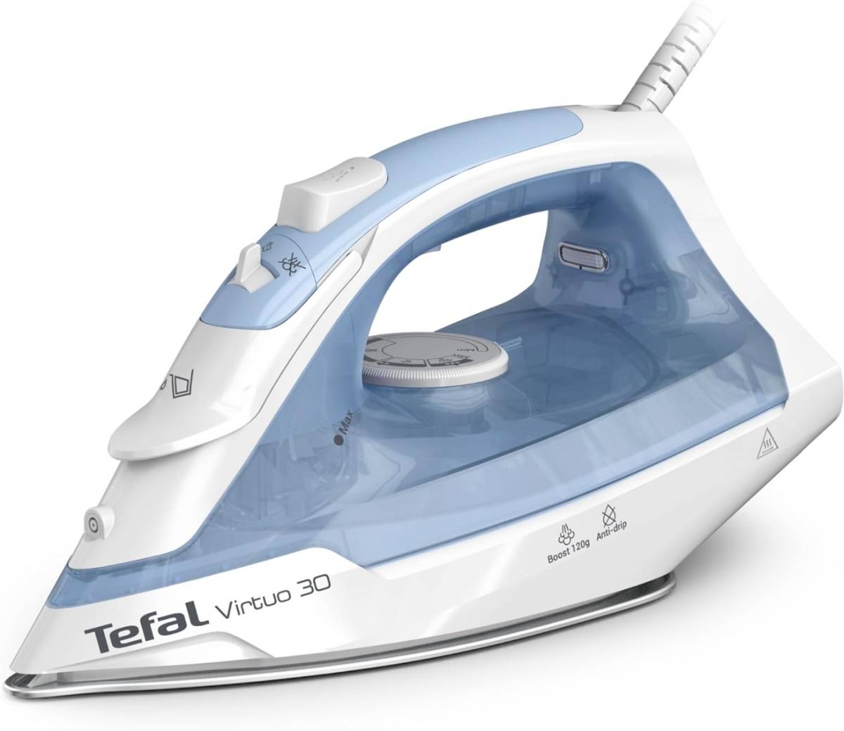 Tefal Virtuo 30, 2000w, 25g/min, 120g/min, Ceramic, Anti-scale, Anti-drip