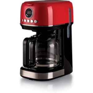 Ariete Moderna Drip Coffee, 900w, Lcd Panel, Red