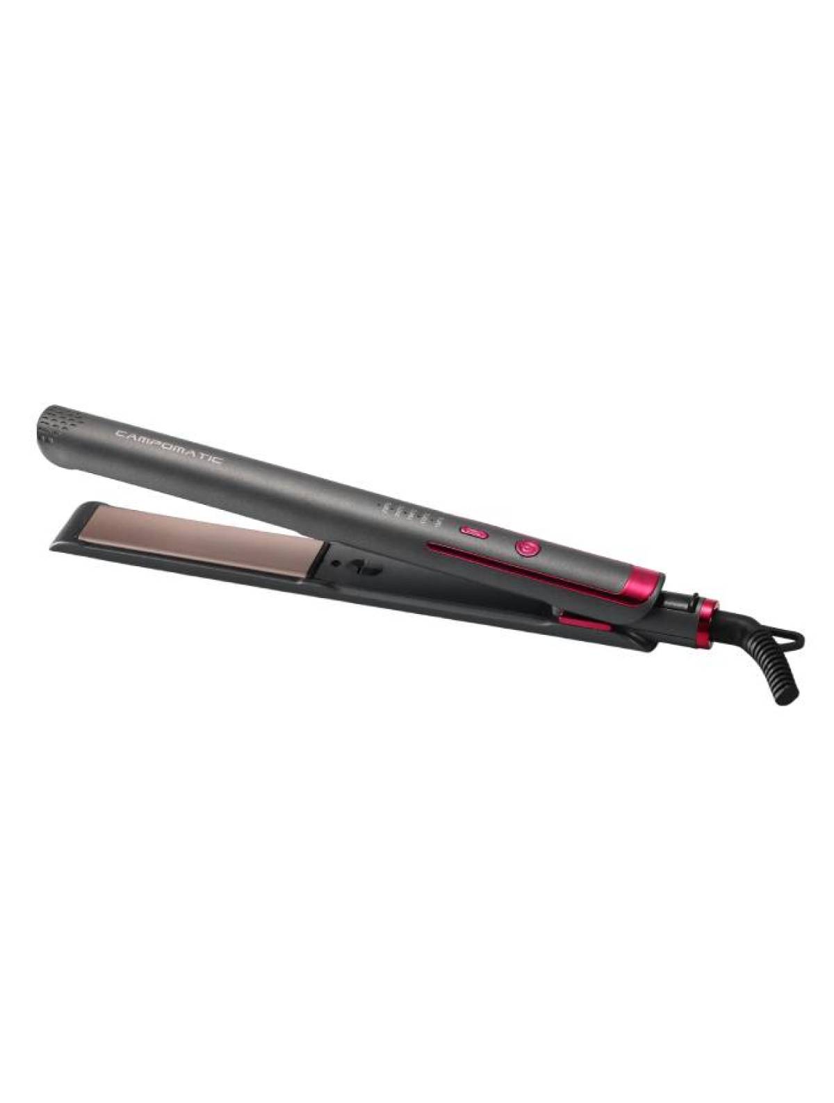 Campomatic Hs23i	 Professional Hair Straightener, Ionic, 230c, Indicator Light, 5 Temperature Settings, Auto Off, 48w