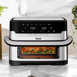 Tefal Dual Easy Fry Flex. 9l/8p. Flex Cook Div