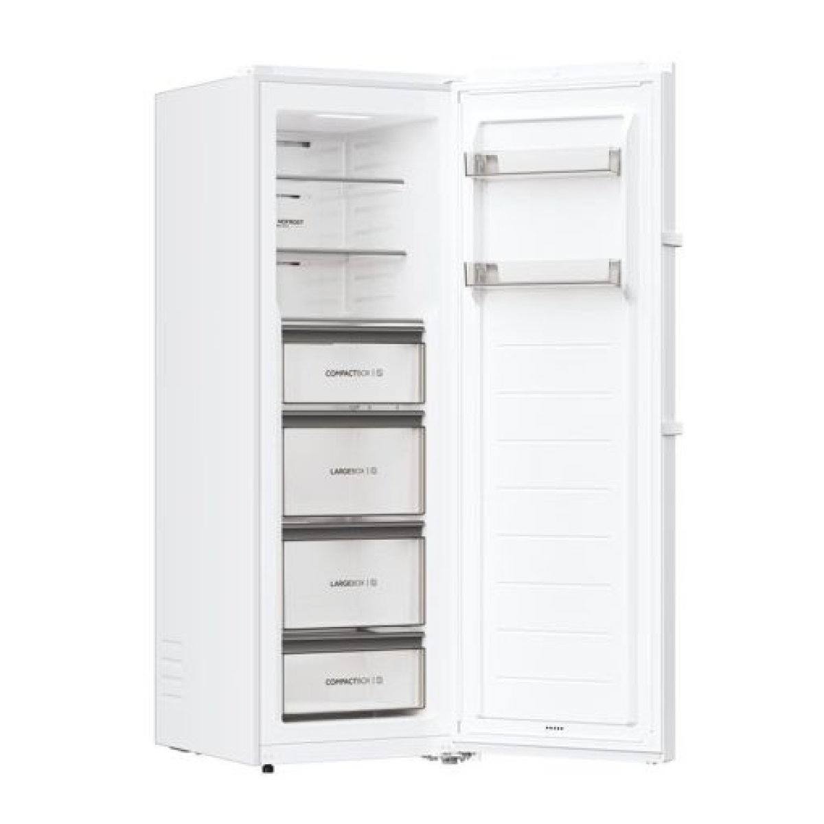 Haier H4F272WEH1 No Frost Air Cooling Convertible Refrigerator-Freezer – White, 2 Glass Shelves, 2 Drawers & 2 Huge Drawers