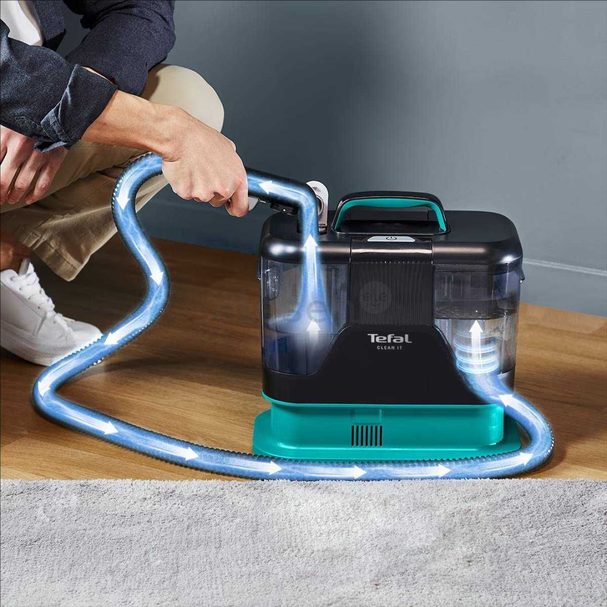Tefal Clean It Spot Cleaner - 750 W Portable Carpet & Upholstery Cleaner | Iz5020m0