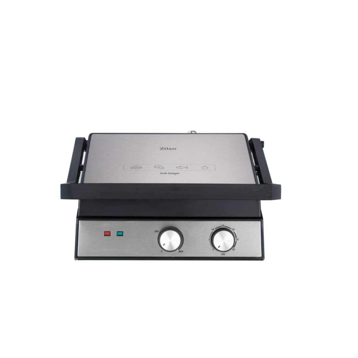 Zilan Sandwich Maker- Grill [2in1], 2000w, Removable Non-stick Plates + Overheating Protection, Zln3966