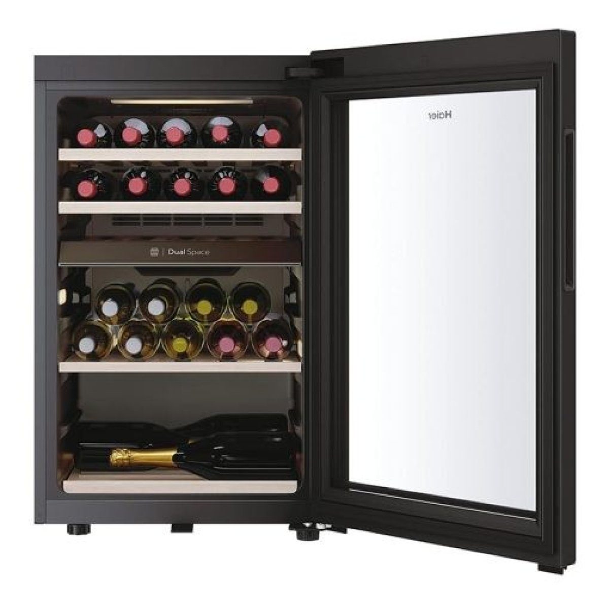 Haier HWS42GDAU1 42 Bottles Smart Dual Zone Wine Cellar