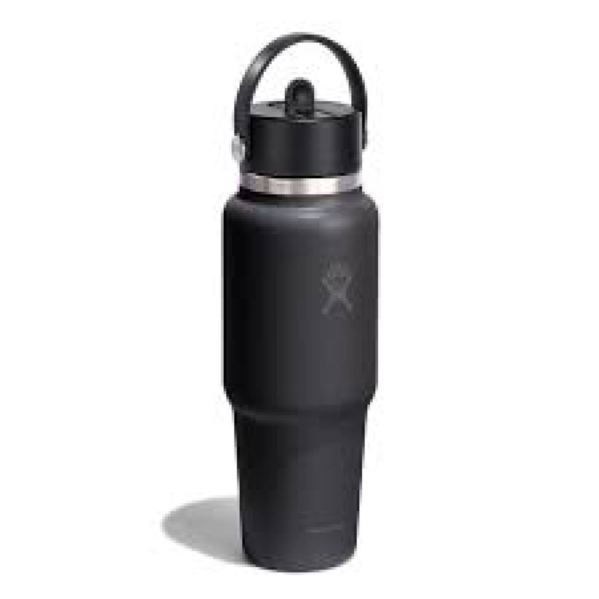 Hydro Flask - 32 Oz Wide Flex Straw Travel Bottle Black