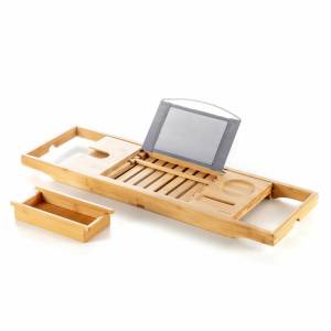 Innovagoods Extendable Bamboo Bath Tray Trayth, V0103785