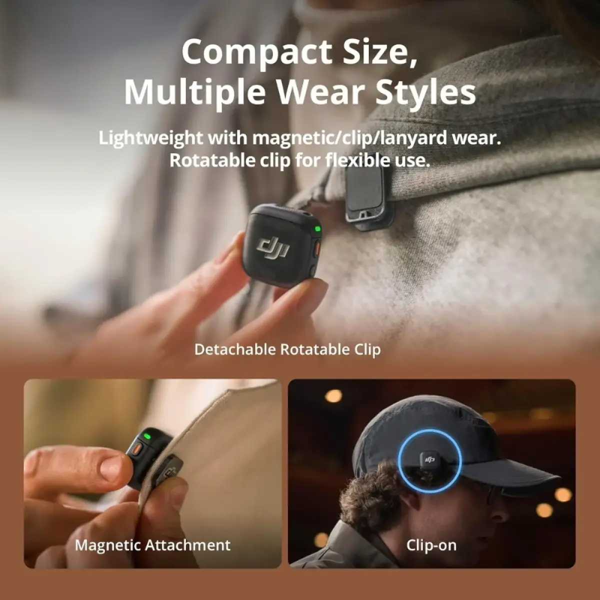 DJI Mic 3 | Advanced Mini Wireless Microphone