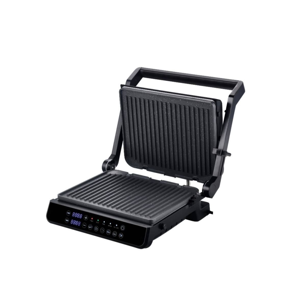 Zilan Sandwich Maker-grill [2000w], Removable Non-stick Plates, Timer + Temperature Control, Zln3942