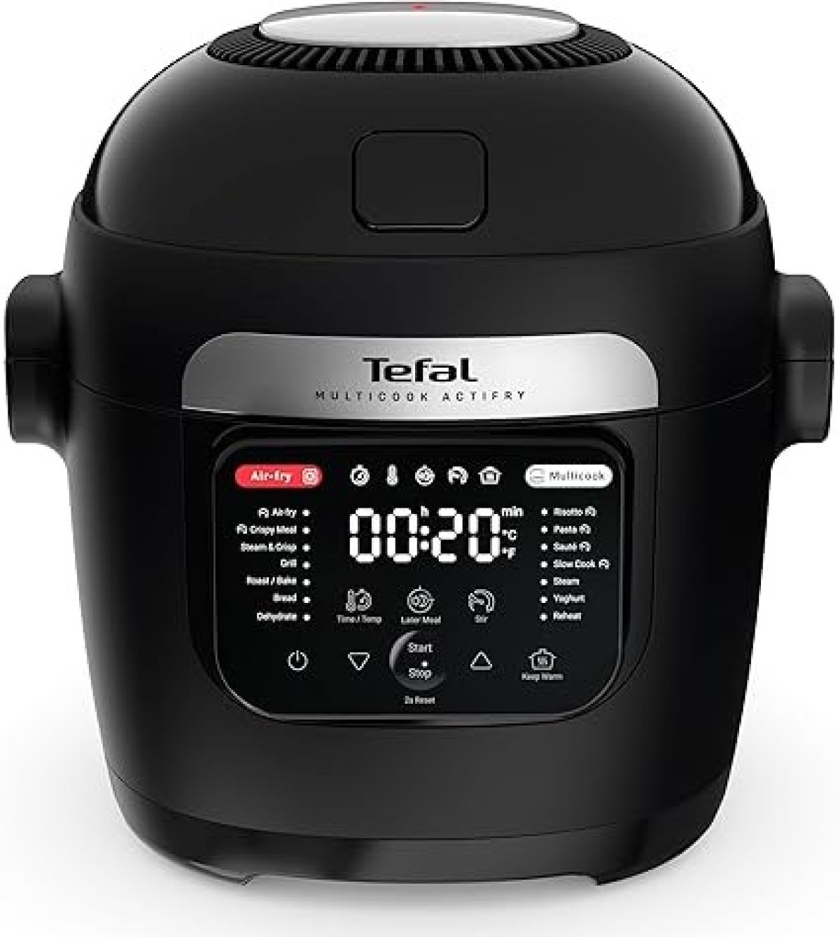 Tefal Multicook Actifry, Stirring Air Fryer And Multicooker, 14 Programs, Crispy Results, 6l, 50-60 Hz