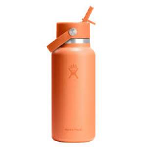 Hydro Flask - 32 Oz Wide Flex Straw Cap Nectar Orange