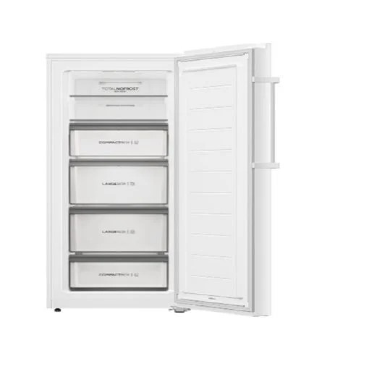 Haier H4F226WEH1 No Frost Air Cooling Convertible Refrigerator-Freezer – White, 2 Glass Shelves, 2 Drawers & 2 Huge Drawers