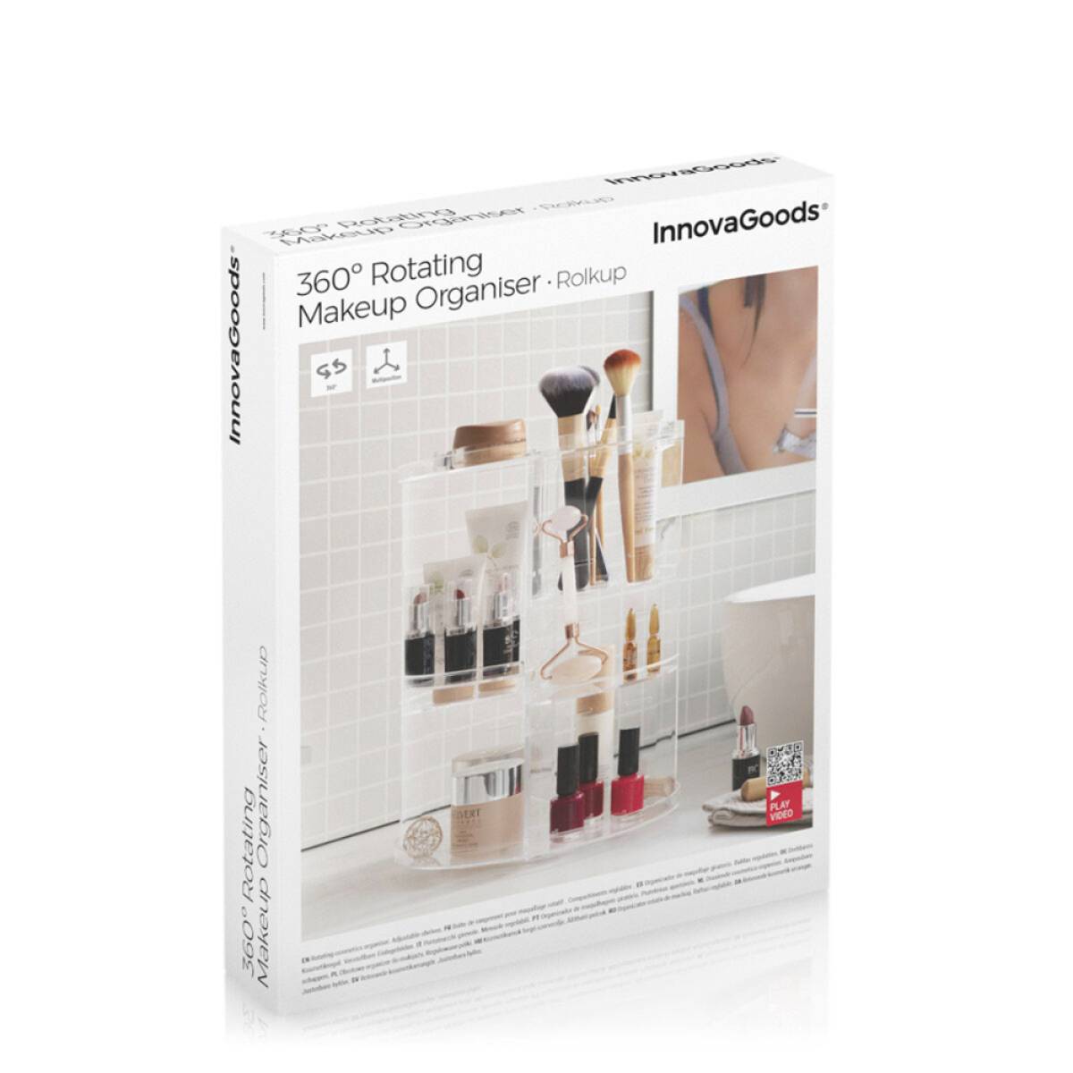 Innovagoods Rotating Make-up Organiser Rolkup, V0103592
