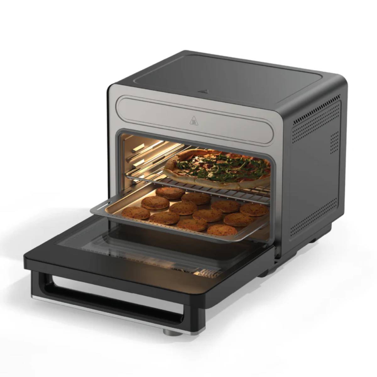 Nutricook Steami X, 10in1 Air Fryer Convection Oven With Real Steam 24l [stainless Steel], Nck-ncst330k
