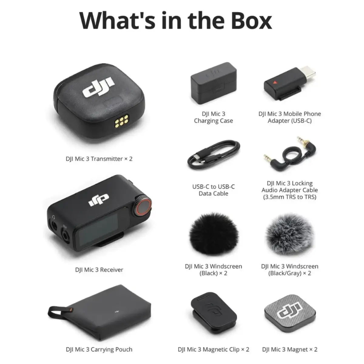 DJI Mic 3 | Advanced Mini Wireless Microphone