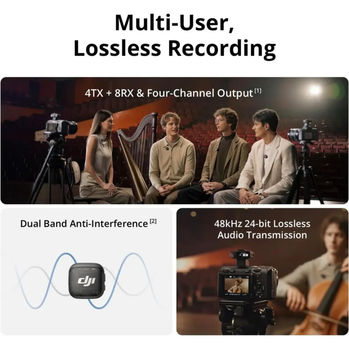 DJI Mic 3 | Advanced Mini Wireless Microphone