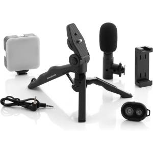Innovagoods Vlogging Kit With Light, Microphone And Remote Control Plodni 6 Pieces, V0103587