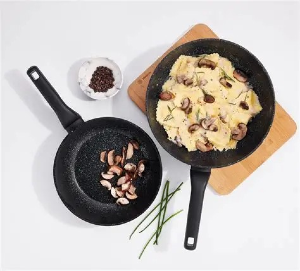 Korkmaz set of 2 ornella frypan 24 + 28 cm