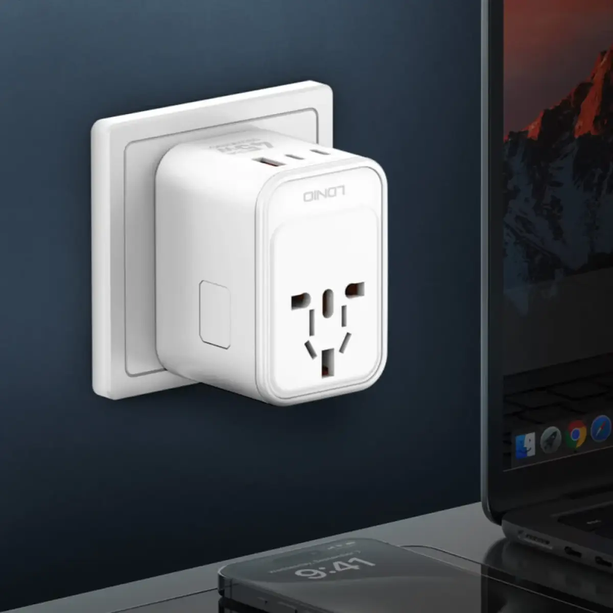 LDNIO Z8 45W GaN Travel Adapter