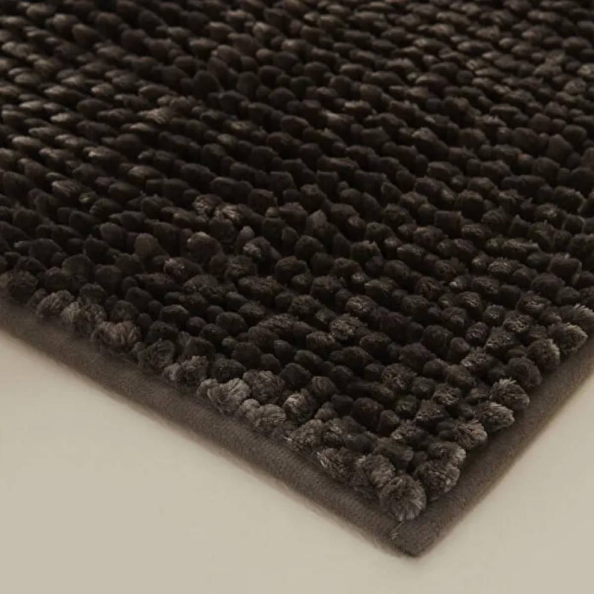 Karaca Home Jules Pasta Bathroom Mat 60×90 Cm - Anthracite, 200.22.11.0494