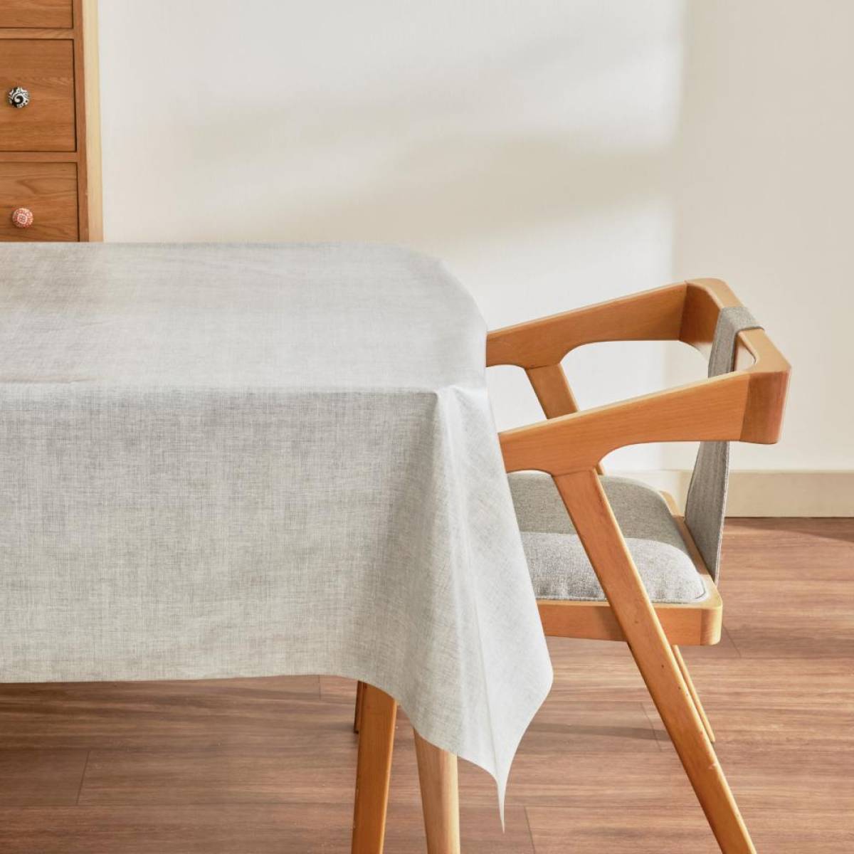 Karaca Home Luna Pvc Tablecloth 140x200 Cm - Grey