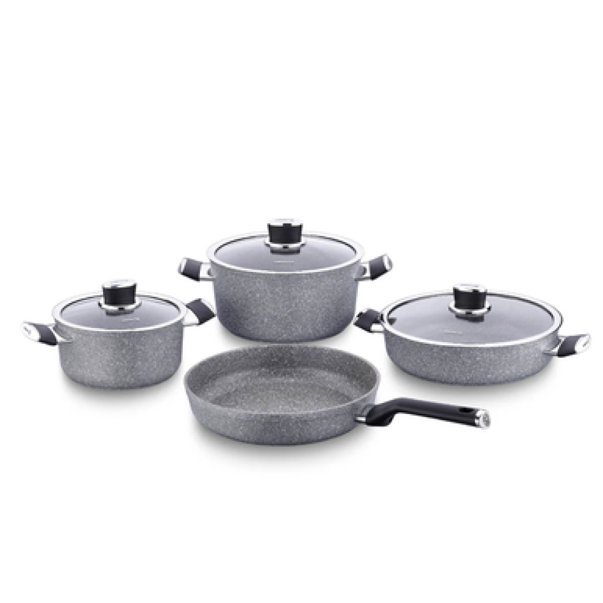 Korkmaz a3919 palma 7 pcs cookware set •