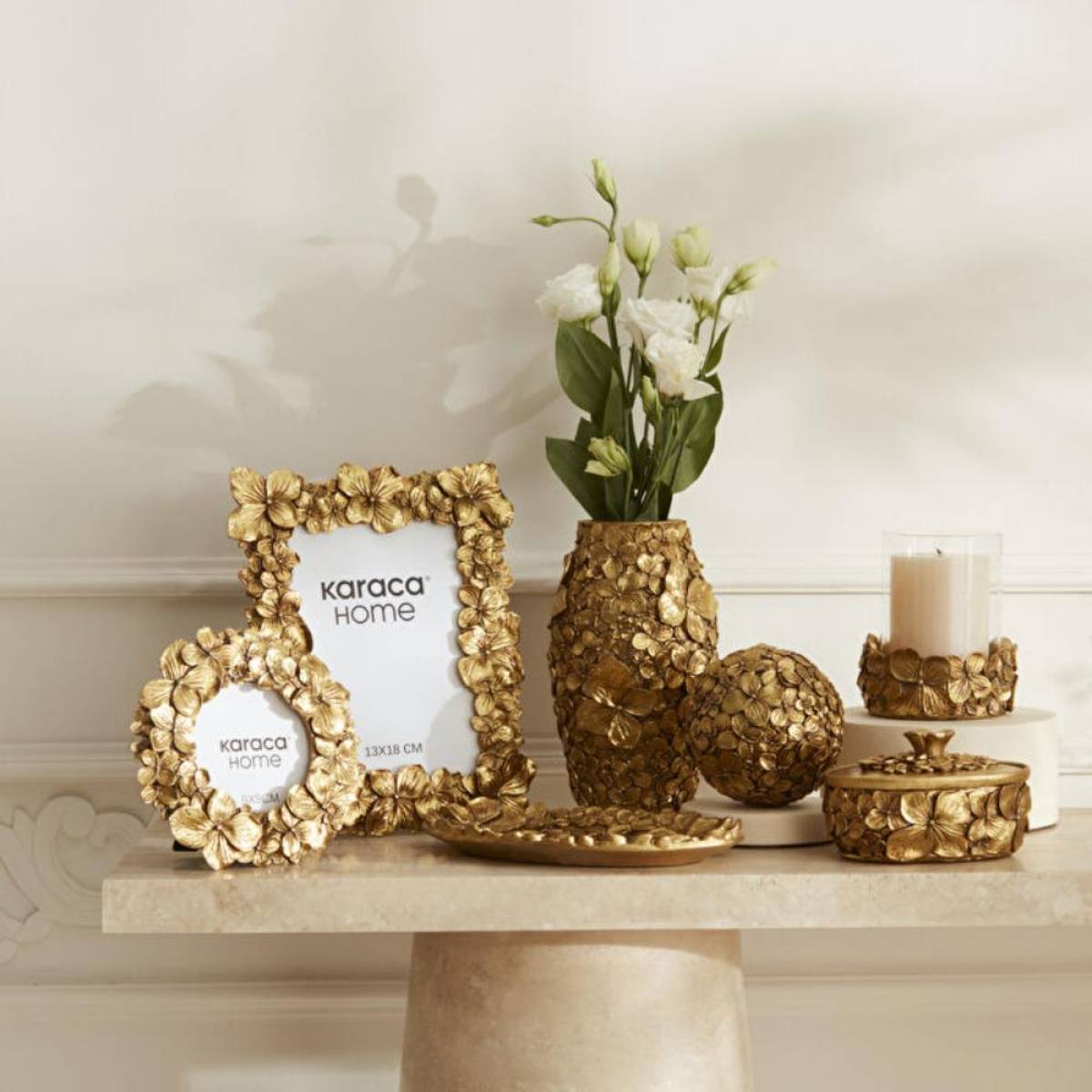 Karaca Home Coretta Gold Photo Frame 19×24 Cm, 153.09.01.6449