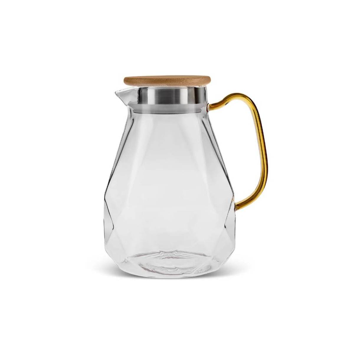 Karaca Savona 7-piece Drinkware Set - 1.8l Pitcher And 6 Glasses | Clear Glass Set, 153.09.01.0648