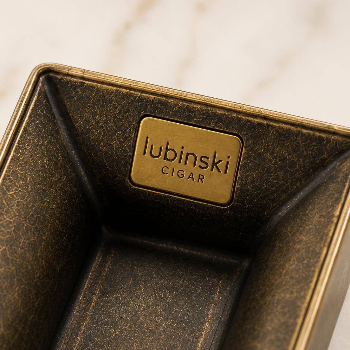 Lubinski Vintage Bronze Cigar Ashtray, Ash073a