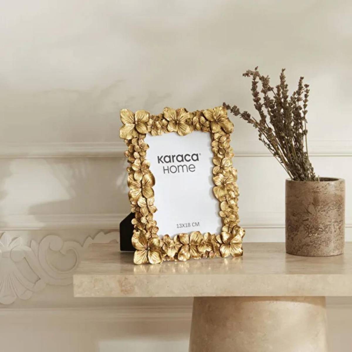 Karaca Home Coretta Gold Photo Frame 19×24 Cm, 153.09.01.6449