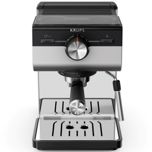 Krups XP384E10 Semi-Automatic Espresso Coffee Maker 15 Bar with Frother