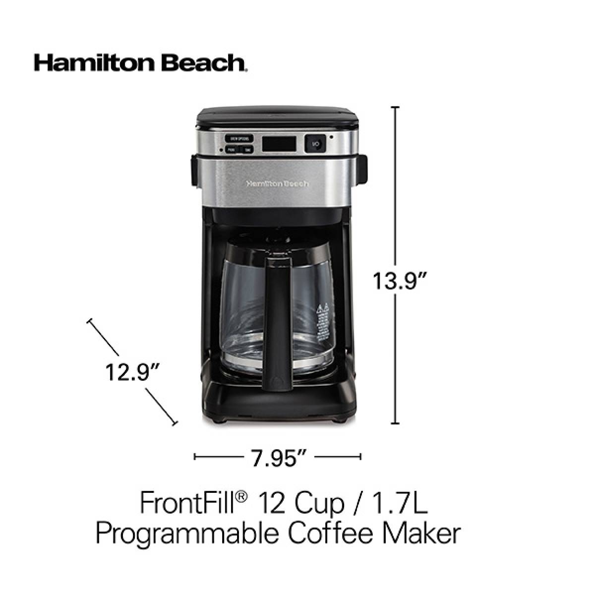 Hamilton Beach coffe maker 1.7L 46310-ME