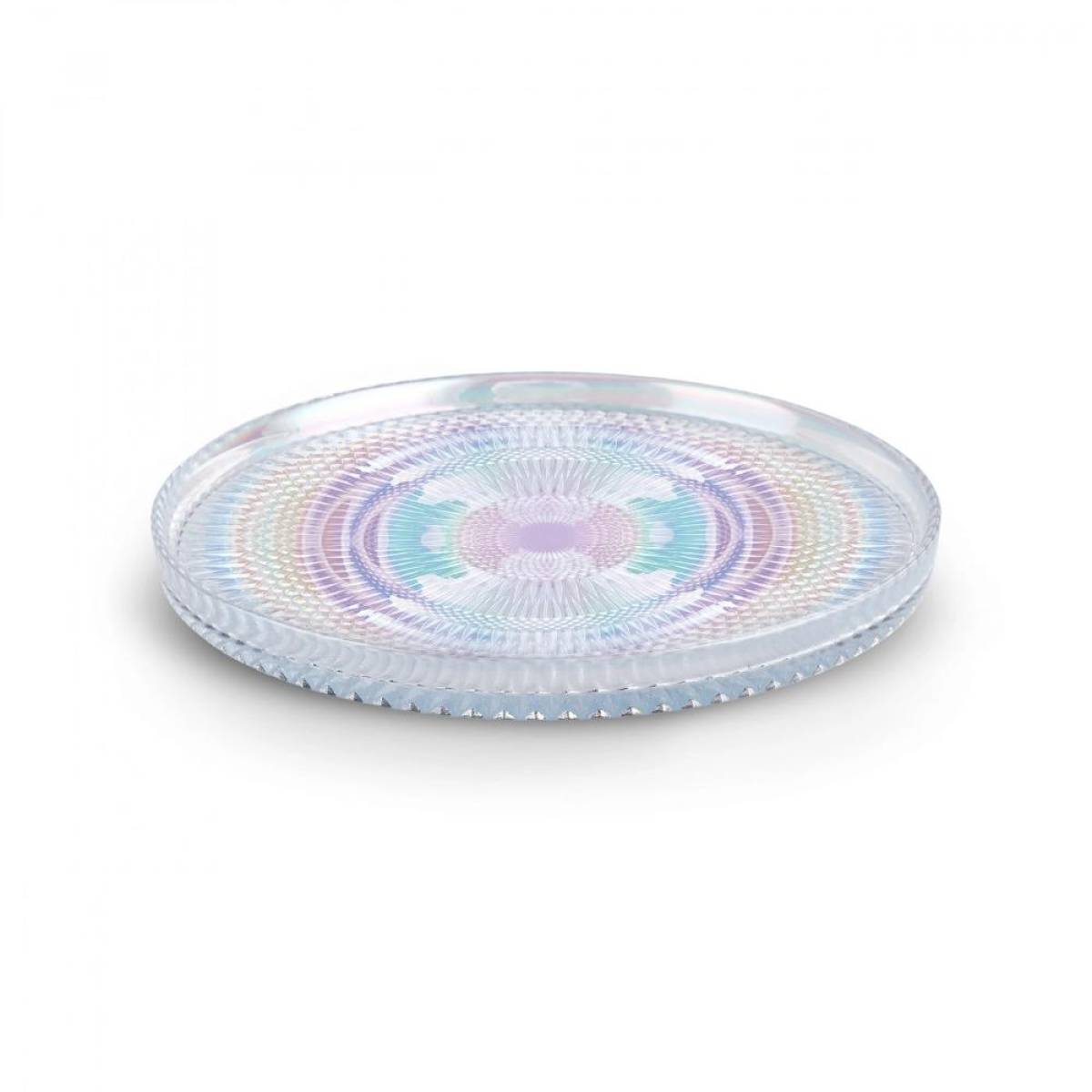 Karaca New Estela 6-piece Cake Set 21 Cm | Luster Glass Dessert Plates