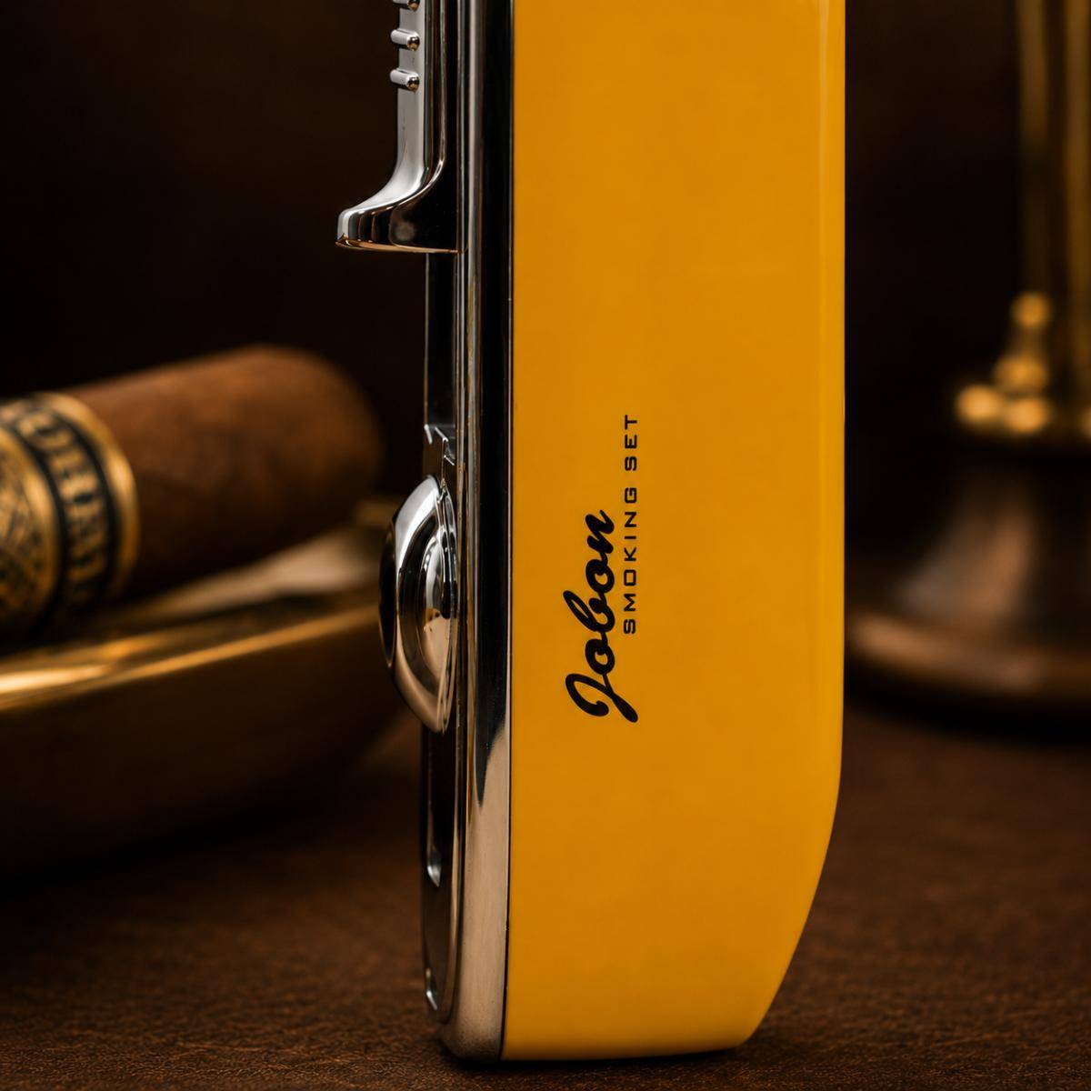 Jobon Jet Butane Torch Yellow Lighter, 528yl