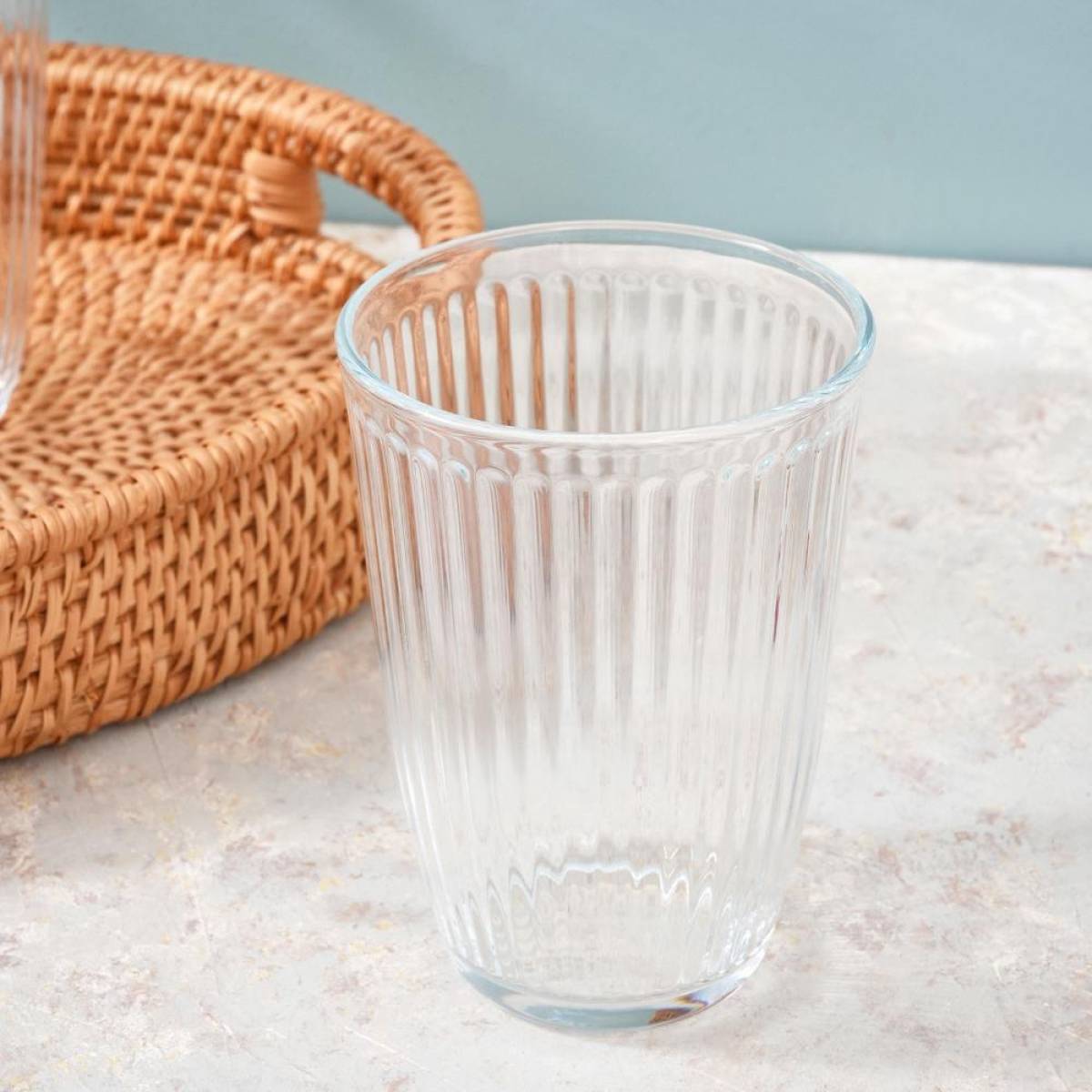 Karaca Gordes 6-piece Glass Beverage Set 370 Ml | Elegant Drinkware Set